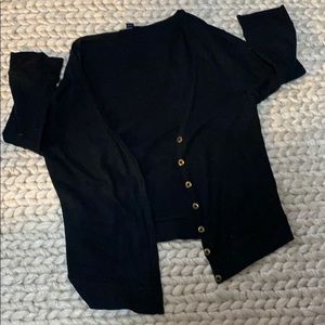 Chaps size XL lightweight black cardigan
